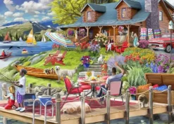 Marie August Anderson - Lake View Cabin Mountain Time