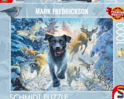 Mark Fredrickson - Labrador Noir dans la Neige