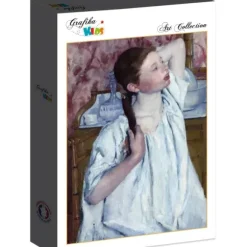 Mary Cassatt : Jeune Fille Coiffant ses Cheveux, 1886