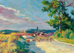 Maximilien Luce - Paysage près de Méréville, 1905