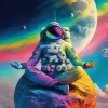 Méditation dans l'Espace