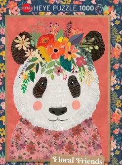 Mia Charro - Floral Friends - Cuddly Panda