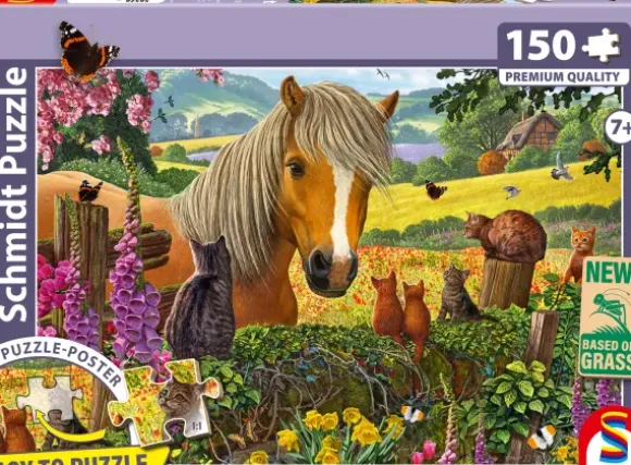 Mignons Visiteurs dans la Prairie