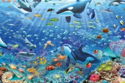 Monde Sous-Marin Coloré