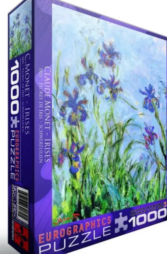 Monet Claude - Claude Monet : Iris (détail)