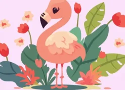 Mon Joli Flamant Rose