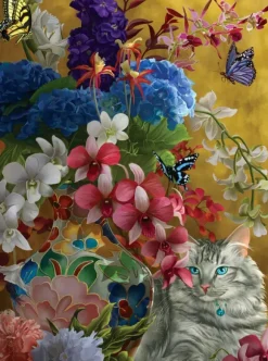 Nene Thomas - Nene Thomas - Gilded Cats and Flowers