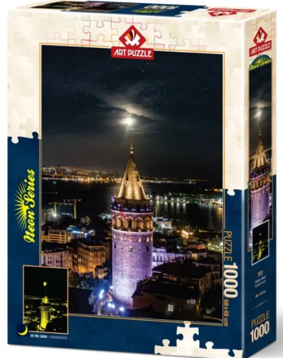 Neon Puzzle - Tour de Galata