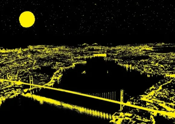 Neon Puzzle - Trois Ponts, Bosphore