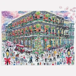 Noël à la Nouvelle-Orléans - Puzzle 1000 Pièces avec Boîte Carrée