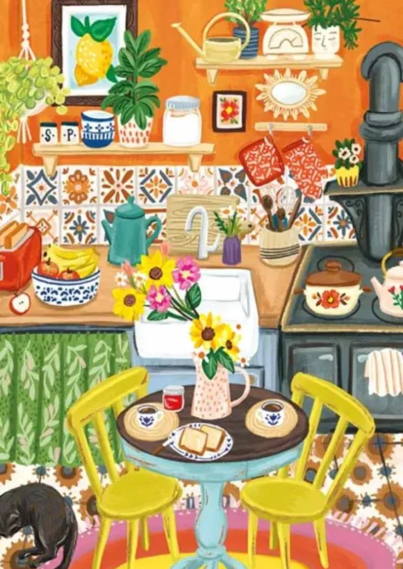 Olivia Gibbs - Orange Kitchen