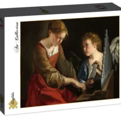 Orazio Gentileschi et Giovanni Lanfranco : Sainte Cecilia et un Ange, 1617/1618