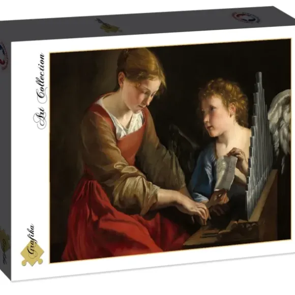 Orazio Gentileschi et Giovanni Lanfranco : Sainte Cecilia et un Ange, 1617/1618