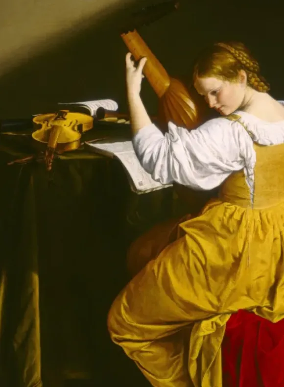 Orazio Gentileschi: La Joueuse de Luth, 1612/1620