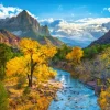 Parc National Zion en Automne, USA