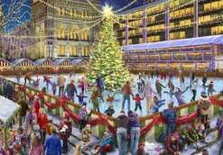 Patinage à Noël