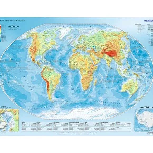 Physical Map of the World