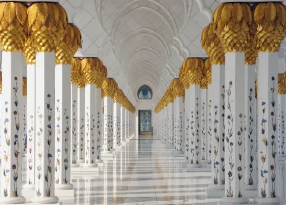 Pièces magnétiques - Mosquée Cheikh Zayed, Abou Dabi, Emirats Arabes Unis