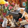 Pièces XXL - Chatons dans le Bureau de l'Écrivain