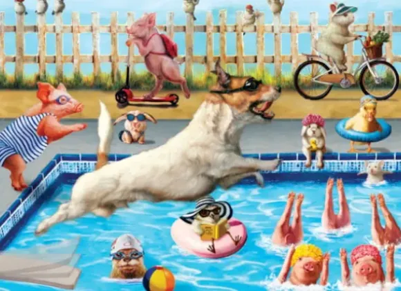 Pièces XXL - Journée de folie à la piscine - Lucia Heffer
