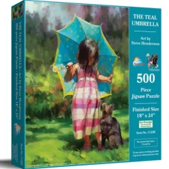 Pièces XXL - The Teal Umbrella