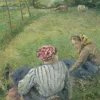Pissarro Camille - Camille Pissarro : Jeunes Paysannes se Reposant dans les Champs Près de Pontoise, 1882