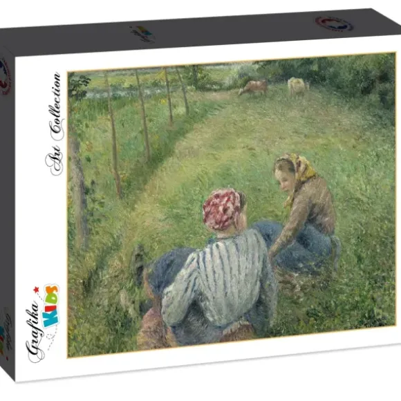 Pissarro Camille - Camille Pissarro : Jeunes Paysannes se Reposant dans les Champs Près de Pontoise, 1882