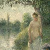 Pissarro Camille - Pissarro Camille : La baigneuse, 1895