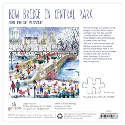 Pont Bow à Central Park - Puzzle 500 Pièces