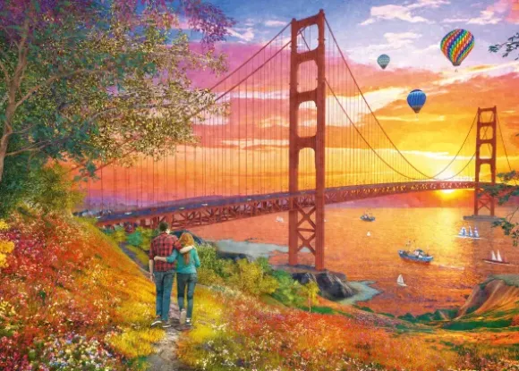 Promenade vers le Pont du Golden Gate