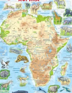 Puzzle Cadre - Afrique (en Russe)