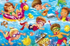 Puzzle Cadre - Jeux d'enfants à la Mer