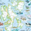 Puzzle Cadre - Norvège : Le Svalbard et ses Animaux (Noms des animaux en Norvégien)