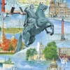 Puzzle Cadre - Souvenirs de Saint-Petersburg, Russie