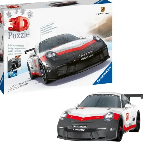 Puzzle 3D - Porsche 911 GT3 Cup (avec grille)
