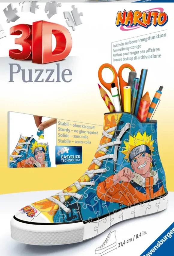 Puzzle 3D - Sneaker - Naruto - Pot à Crayons
