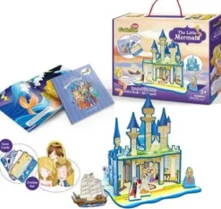 Puzzle 3D - The Little Mermaid - Difficulté : 2/8