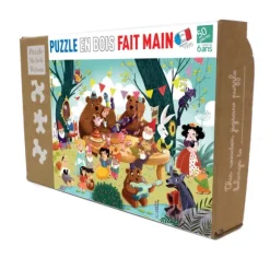 Puzzle en Bois Découpé à la Main - Il Etait Une Fois