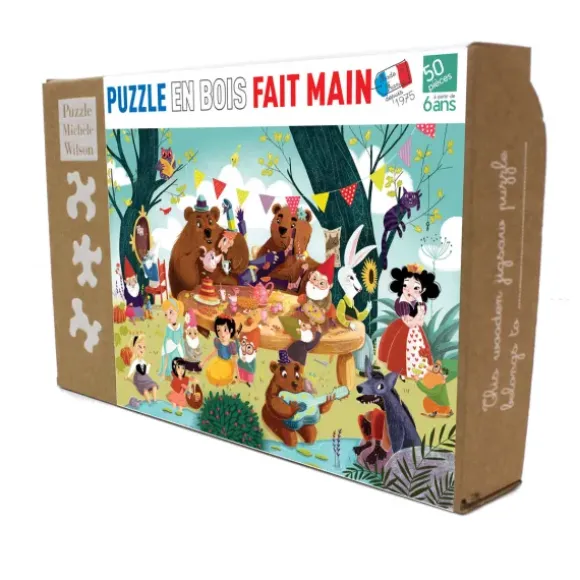 Puzzle en Bois Découpé à la Main - Il Etait Une Fois