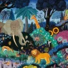 Puzzle en Bois Découpé à la Main - Nuit Dans La Jungle