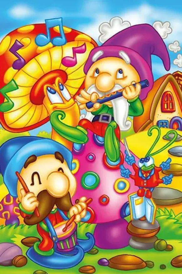 Puzzle en Bois - Elfes Chantants