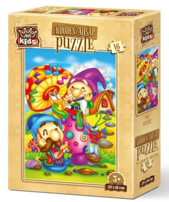 Puzzle en Bois - Elfes Chantants