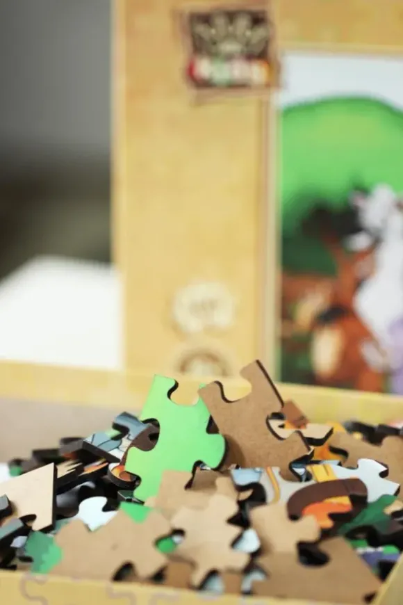 Puzzle en Bois - Elfes Chantants