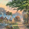 Puzzle en bois - Le Vieux Moulin à Eau