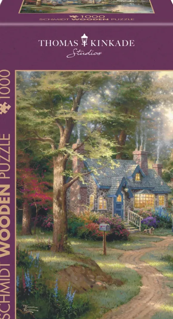Puzzle en bois - Le Village au Bord du Lac