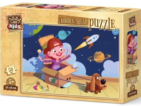 Puzzle en Bois - Mini Astronaute