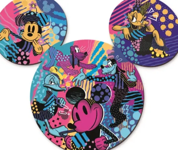 Puzzle en Bois Premium Line - L'Emblématique Mickey Mouse - Disney Mickey Mouse Et Ses Amis