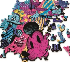 Puzzle en Bois Premium Line - L'Emblématique Mickey Mouse - Disney Mickey Mouse Et Ses Amis