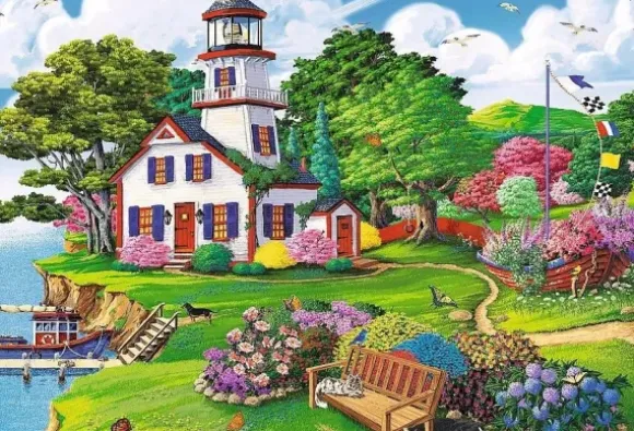 Puzzle en Bois - Summer Haven