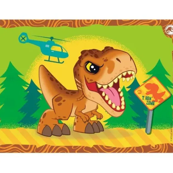Puzzle 4 En 1 - Jurassic World